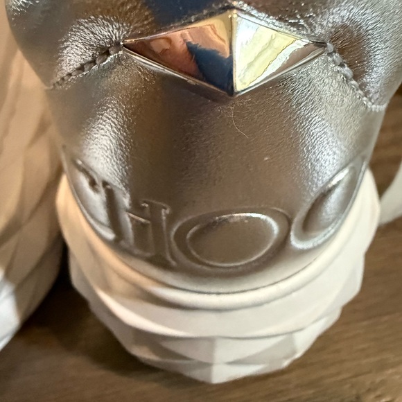 JIMMY CHOO Sneakers with Silver Accents